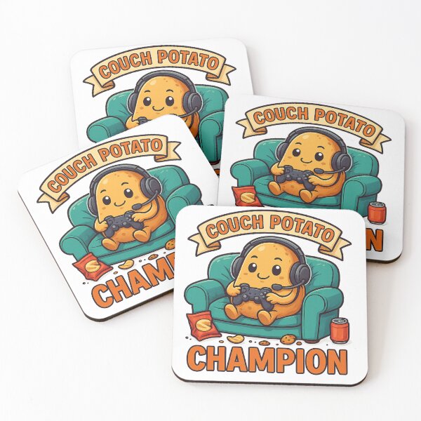 Item preview, Couch Potato Champion Funny Gamer Shirt designed and sold by ShirtHatch.