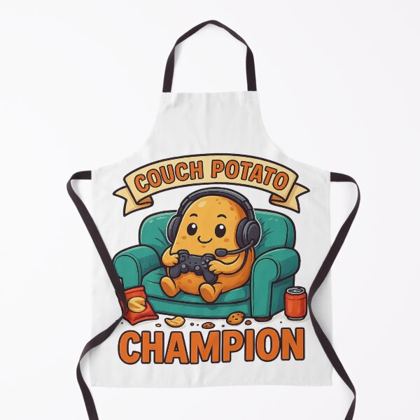 Item preview, Couch Potato Champion Funny Gamer Shirt designed and sold by ShirtHatch.