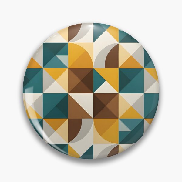 Item preview, Geometric Mid-Century Modern Pattern Art designed and sold by ShadowArt-Sahil.