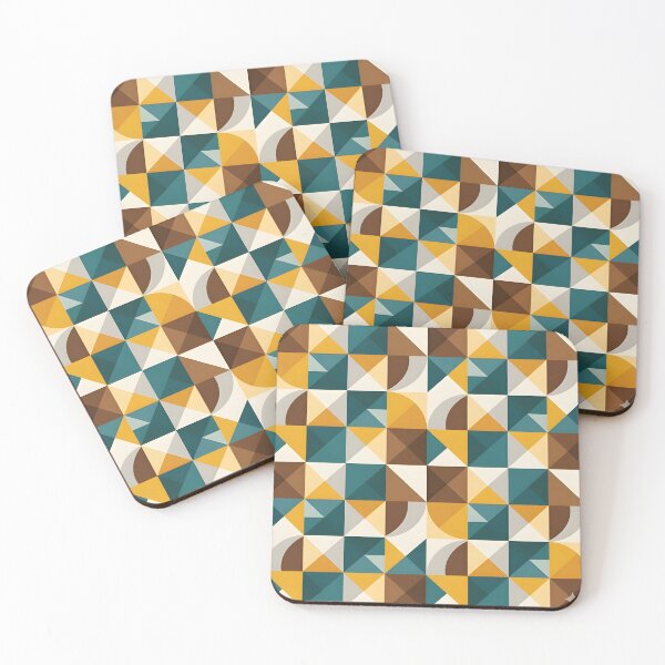 Item preview, Geometric Mid-Century Modern Pattern Art designed and sold by ShadowArt-Sahil.