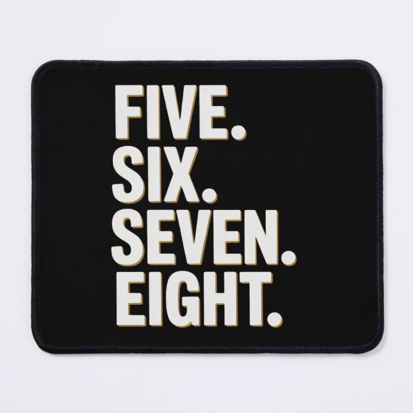 Item preview, Minimal Dance Typography Five. Six. Seven. Eight. designed and sold by JerdbordinShop.