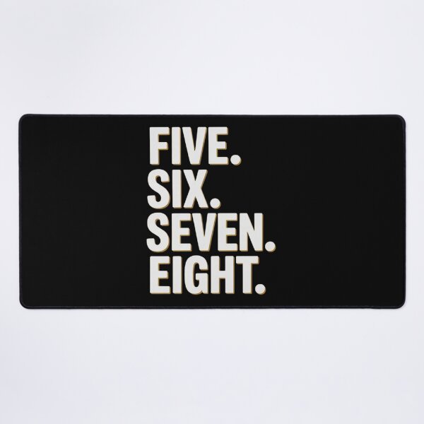 Item preview, Minimal Dance Typography Five. Six. Seven. Eight. designed and sold by JerdbordinShop.