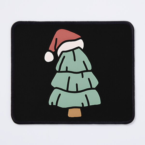 Item preview, Christmas Tree With A Santa Hat designed and sold by alishaocstacy.