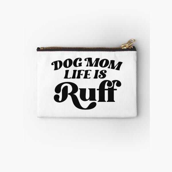 Item preview, Dog Mom Life Is Ruff – Retro Groovy Typography designed and sold by QuietBloom80.