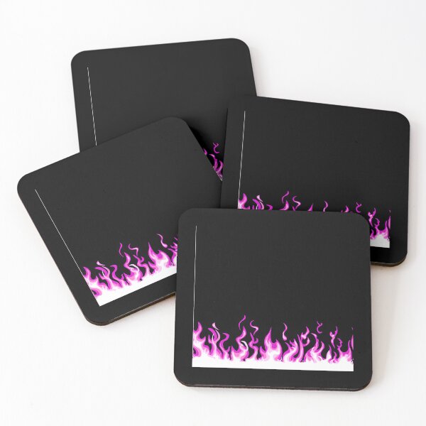 Item preview, Edge Of Old School Punk Flames Pink And Black designed and sold by ModaPriNTonv.