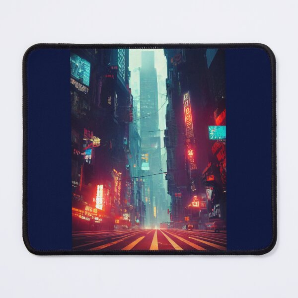 Item preview, New York Streets In Cyberpunk Style Oversized  designed and sold by BokharaVintage.
