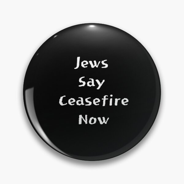 Item preview, Jews say ceasefire now designed and sold by BokharaVintage.