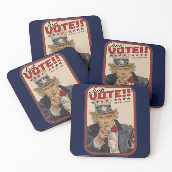 Item preview, Just Vote for Change Now Oversized  designed and sold by BokharaVintage.
