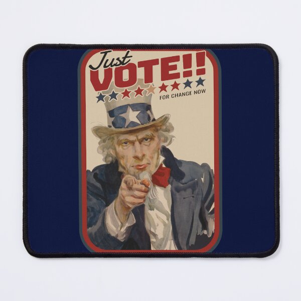 Item preview, Just Vote for Change Now Oversized  designed and sold by BokharaVintage.
