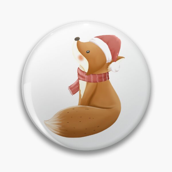Item preview, santa fox xmas designed and sold by poonzapoon.