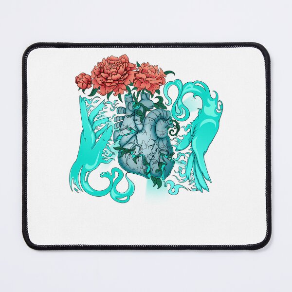 Item preview, Heart of Stone – Floral Rebirth Illustration designed and sold by LightCoverSame.