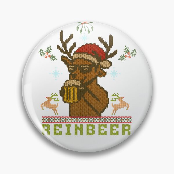 Item preview, Ugly Sweater Reinbeer Reindeer designed and sold by Nacho Average Designs.