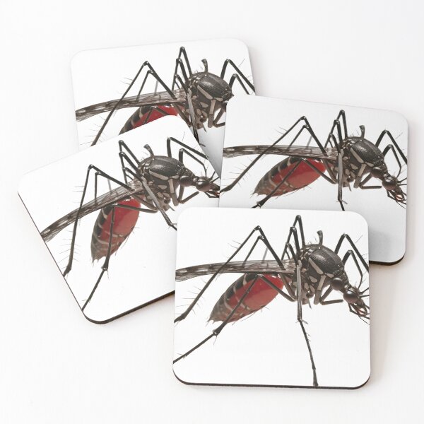 Item preview, Close-Up Aedes Aegypti Mosquito: Dengue, Zika, and Virus Vector designed and sold by Maldives-Art.