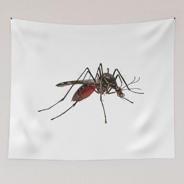 Item preview, Close-Up Aedes Aegypti Mosquito: Dengue, Zika, and Virus Vector designed and sold by Maldives-Art.