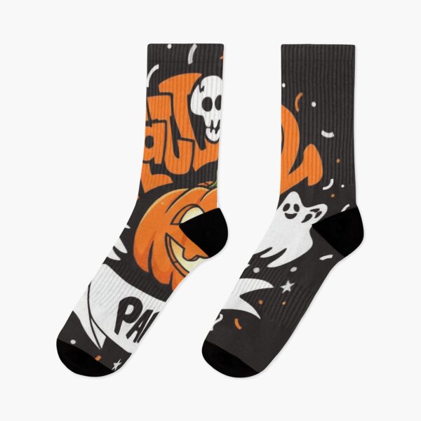 Item preview, Halloween Party Sticker, Cute Pumpkin Ghost Banner, Cartoon Fun Halloween Decor designed and sold by anandsiva2703.
