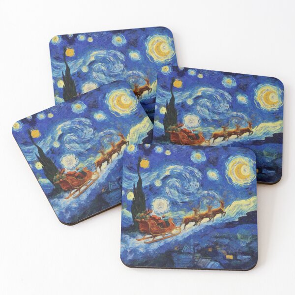 Item preview, Starry Night St Nicholas Arrives In St Remy designed and sold by taiche.