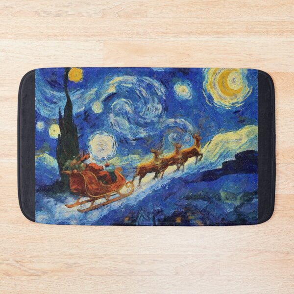 Item preview, Starry Night St Nicholas Arrives In St Remy designed and sold by taiche.