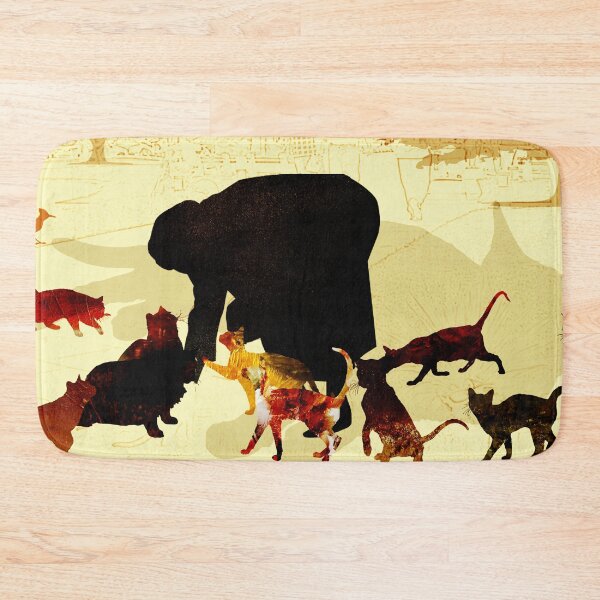 Item preview, Woman feeding cats designed and sold by Design4uStudio.