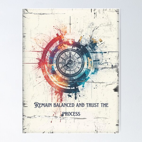 Item preview, Remain balanced and trust the process. designed and sold by Fu11yBa11anced.