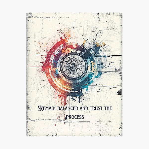 Item preview, Remain balanced and trust the process. designed and sold by Fu11yBa11anced.