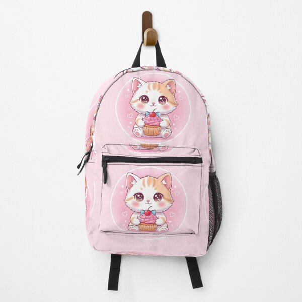 Item preview, Adorable Kitten Holding Cupcake Pastel designed and sold by ShadowArt-Sahil.