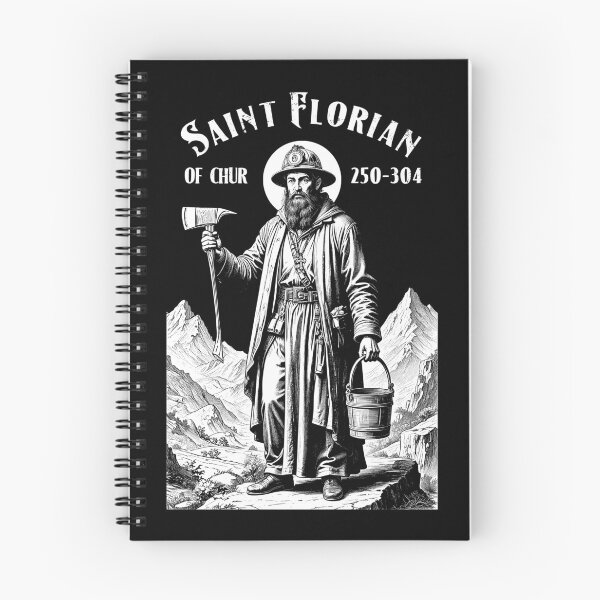 Item preview, Fireman Fire Fighter Patron Saint Florian Vintage Firemen designed and sold by GrandeDuc.