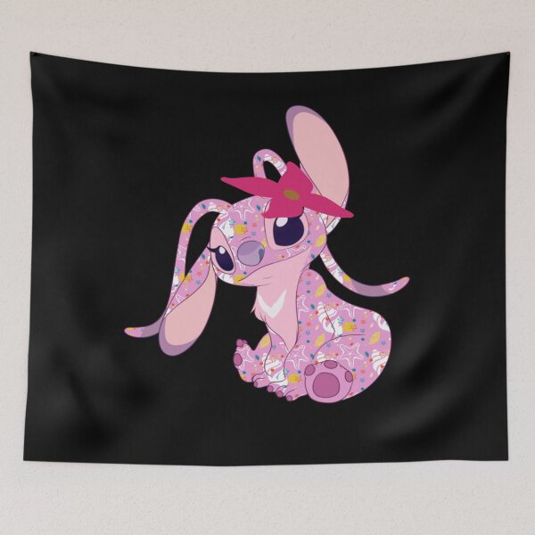 Item preview, Stitch Pink Pastel Cute Flower Pattern Aesthetic Sticker designed and sold by NoemiDonaldson.