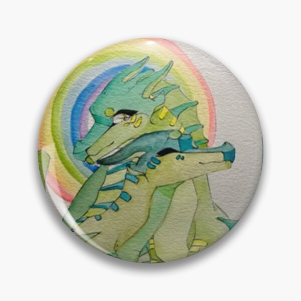 Item preview, Leaf Wing Dragons Hugging from Wings of Fire designed and sold by HBOriginalsArt.