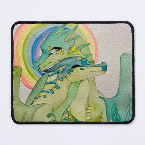 Item preview, Leaf Wing Dragons Hugging from Wings of Fire designed and sold by HBOriginalsArt.