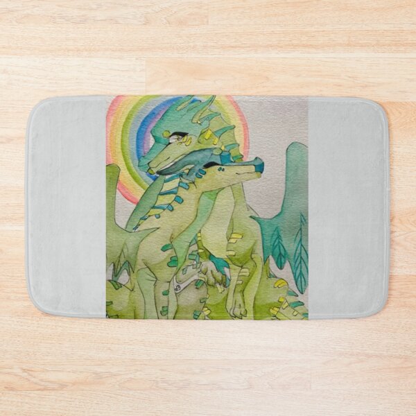 Item preview, Leaf Wing Dragons Hugging from Wings of Fire designed and sold by HBOriginalsArt.