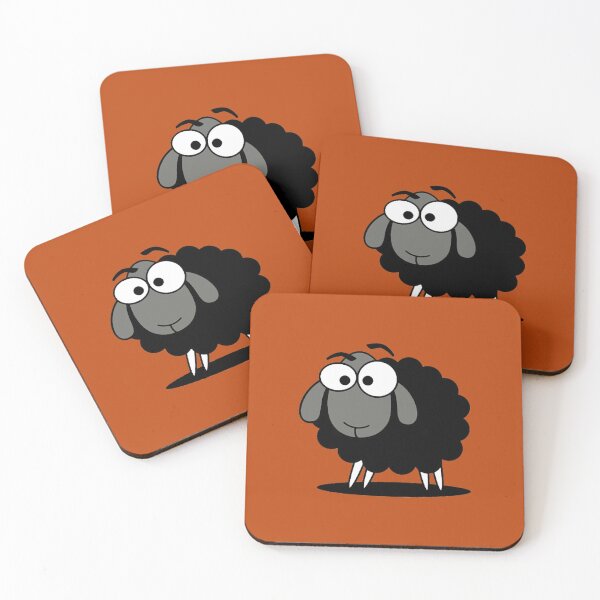 Item preview, Black Sheep Cartoon Funny designed and sold by CuTeesdes.