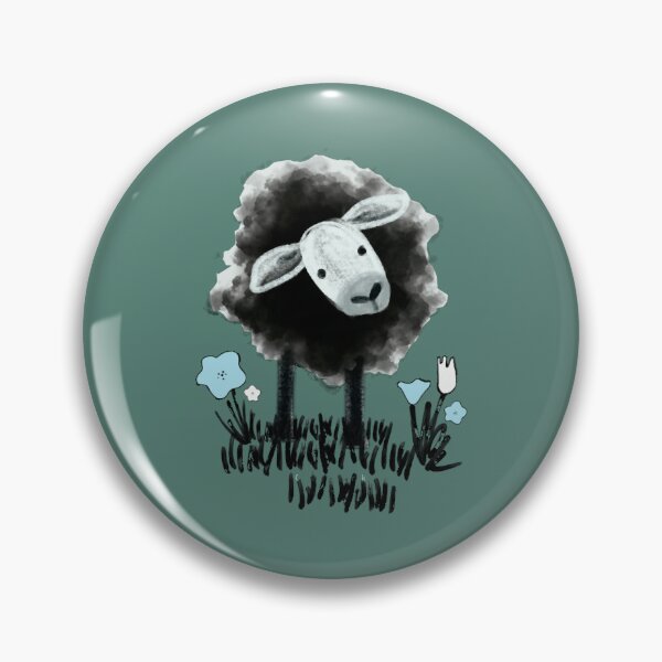 Item preview, Black Sheep on Aqua Oversized  designed and sold by CuTeesdes.