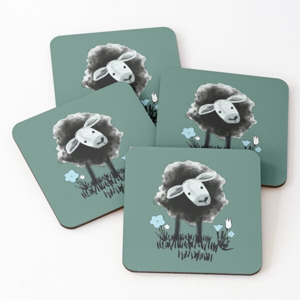 Item preview, Black Sheep on Aqua Oversized  designed and sold by CuTeesdes.