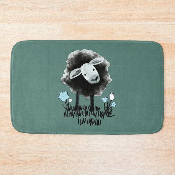 Item preview, Black Sheep on Aqua Oversized  designed and sold by CuTeesdes.