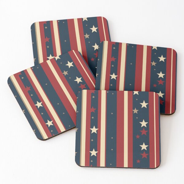 Item preview, Red White Blue Stars and Stripes designed and sold by CraftedHome.