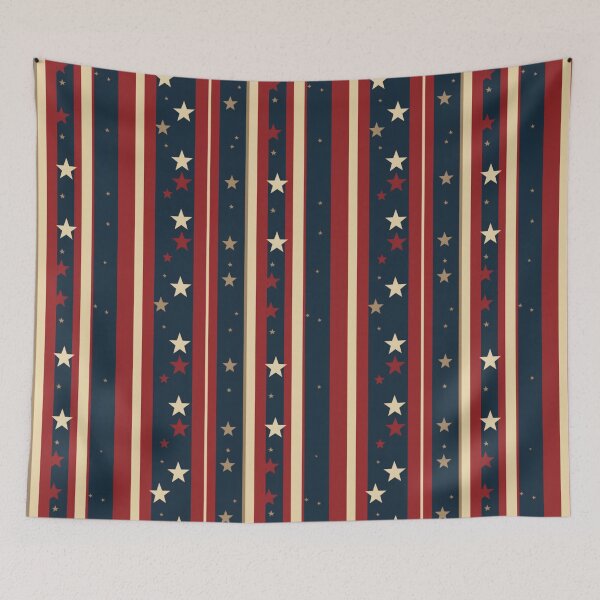 Item preview, Red White Blue Stars and Stripes designed and sold by CraftedHome.