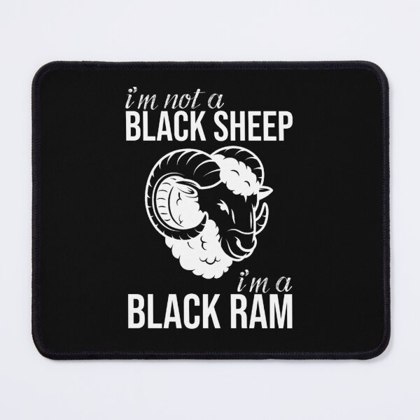 Item preview, I_m not a black sheep, i_m a black ram. 02 designed and sold by CuTeesdes.