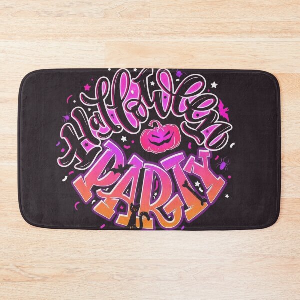 Item preview, Neon Halloween Party Sticker, Pink Purple Glow, Funky Modern Pumpkin Art for Spooky Season designed and sold by anandsiva2703.
