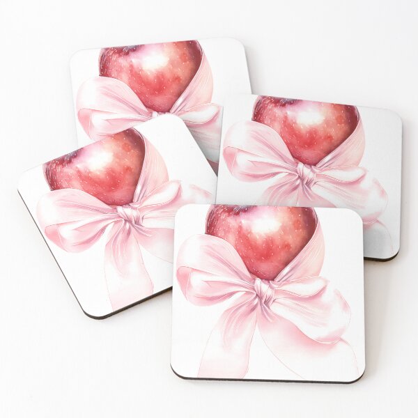 Item preview, Apple with a Pink Ribbon designed and sold by Grafititee.