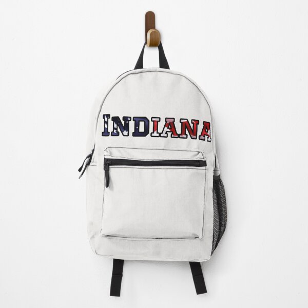 Item preview, Indiana USA Flag Typography – Patriotic Stars and Stripes American Pride Design designed and sold by Long Family Gifts.
