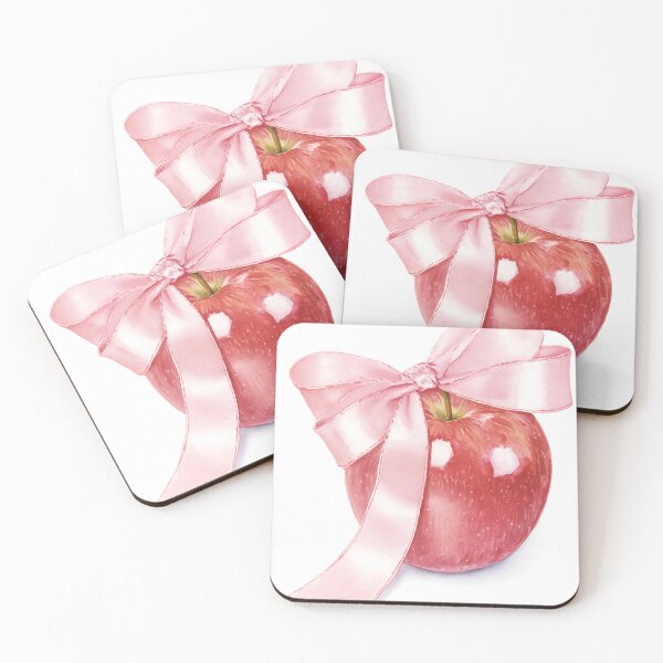 Item preview, Apple with a Pink Ribbon designed and sold by Grafititee.