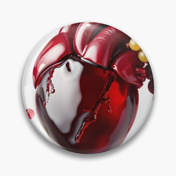 Item preview, Human Heart with Wine and Grapes designed and sold by Maldives-Art.
