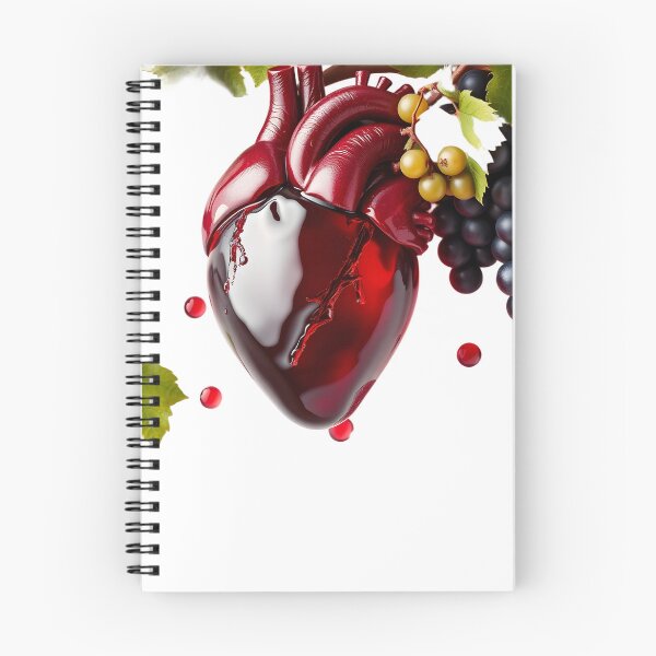 Item preview, Human Heart with Wine and Grapes designed and sold by Maldives-Art.