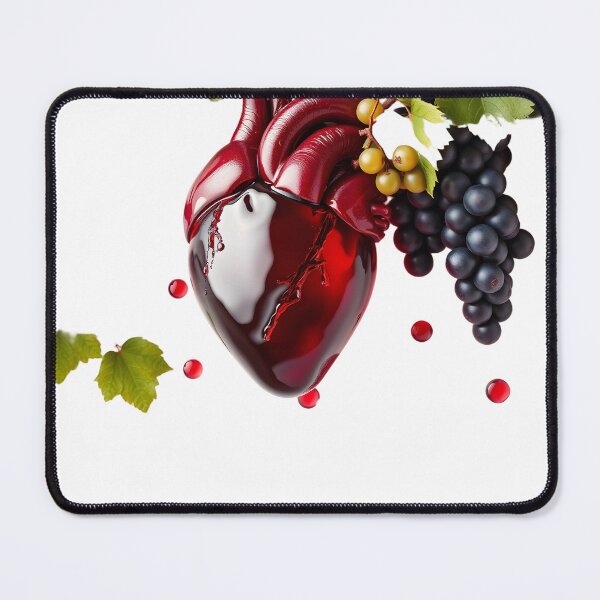 Item preview, Human Heart with Wine and Grapes designed and sold by Maldives-Art.