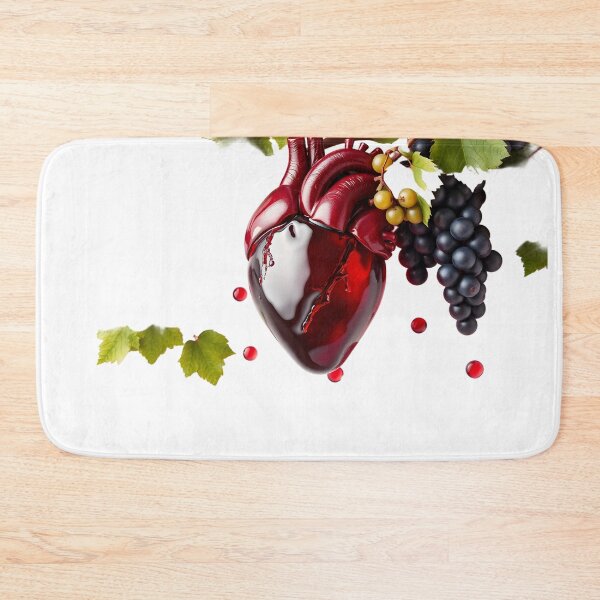 Item preview, Human Heart with Wine and Grapes designed and sold by Maldives-Art.