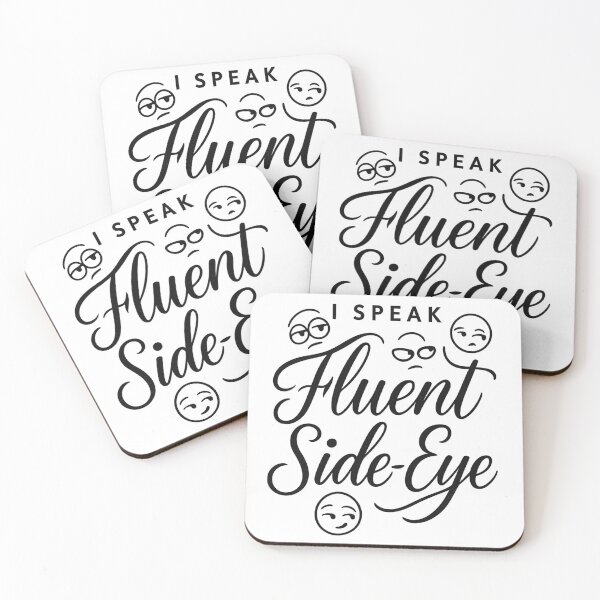 Item preview, “Fluency in facial shade” linguistic sass/visual storytelling designed and sold by Mindful56.