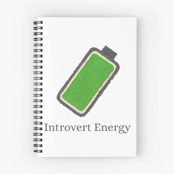 Item preview, Introvert Energy – Minimalist Calm Battery Design | Minimal Art Design for Introverts | Gift for Calm Introverts designed and sold by YasirHamidDesigns .