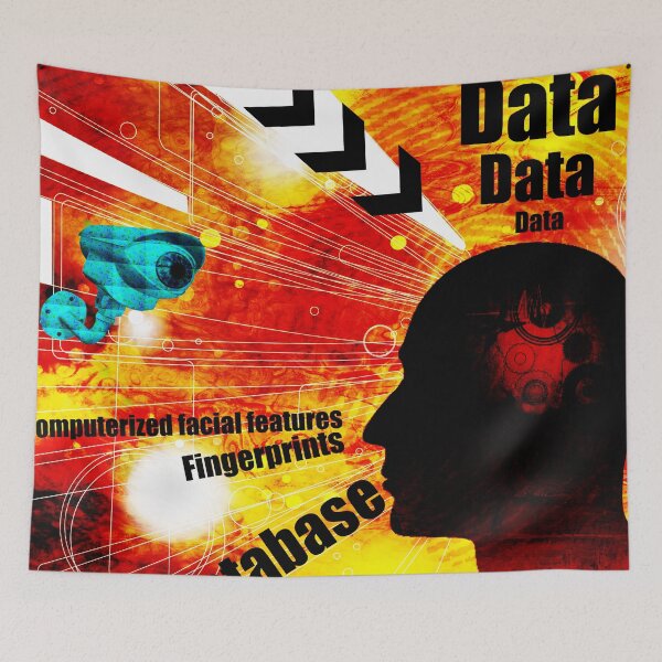 Item preview, Biometric database invasion of privacy designed and sold by Design4uStudio.