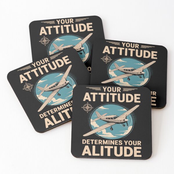 Item preview, Airplane Pilot Pun Your Attitude Determines designed and sold by KingsLife1994.