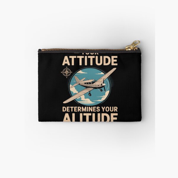 Item preview, Airplane Pilot Pun Your Attitude Determines designed and sold by KingsLife1994.